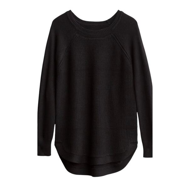 RD Style Rowca Cotton Blend Black Crew Neck Sweater Stitch Fix Exclusive - Picture 2 of 14